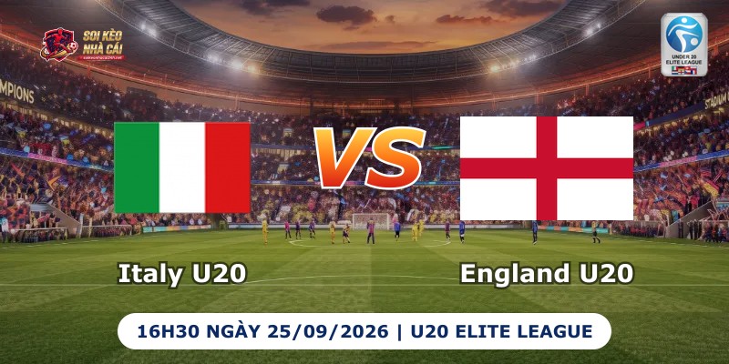 Italy U20 vs England U20